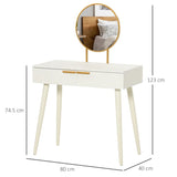 Dressing Table with Mirror and Drawers - HEATLNDN