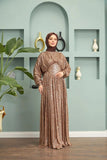 Sequin Modest Prom Dress - HEATLNDN