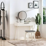 White Dressing Table with Mirror - HEATLNDN