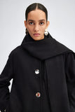 Black Shawl Collar Coat - HEATLNDN | Online Fashion and Accessories Marketplace