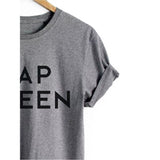 Grey Print Cuffed T-Shirt - HEATLNDN