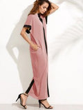 pink_and_black_contrast_maxi_dress