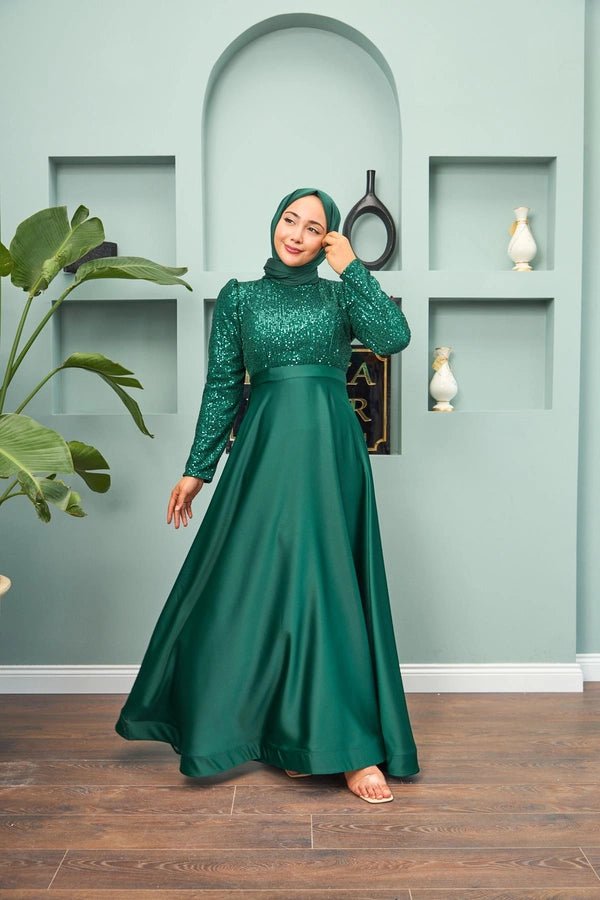 Ball Gown Modest Prom Dress | Modest Dresses | HEATLNDN