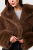 Cropped Faux Fur Jacket - HEATLNDN
