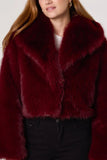 Cropped Faux Fur Jacket - HEATLNDN