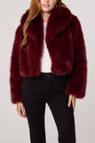Cropped Faux Fur Jacket - HEATLNDN