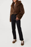 Cropped Faux Fur Jacket - HEATLNDN