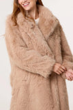 Faux Fur Long Coat - HEATLNDN