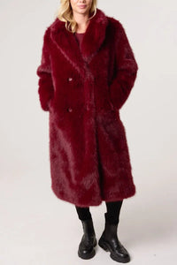 Faux Fur Long Coat - HEATLNDN
