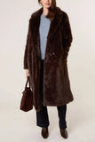Faux Fur Long Coat - HEATLNDN