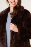 Faux Fur Long Coat - HEATLNDN