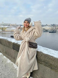 Long Faux Fur Coat with Hood - HEATLNDN