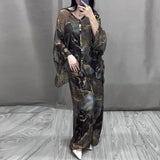 Premium Marble Print Modest Co Ord Set - HEATLNDN