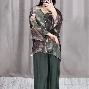 Premium Marble Print Modest Co Ord Set - HEATLNDN