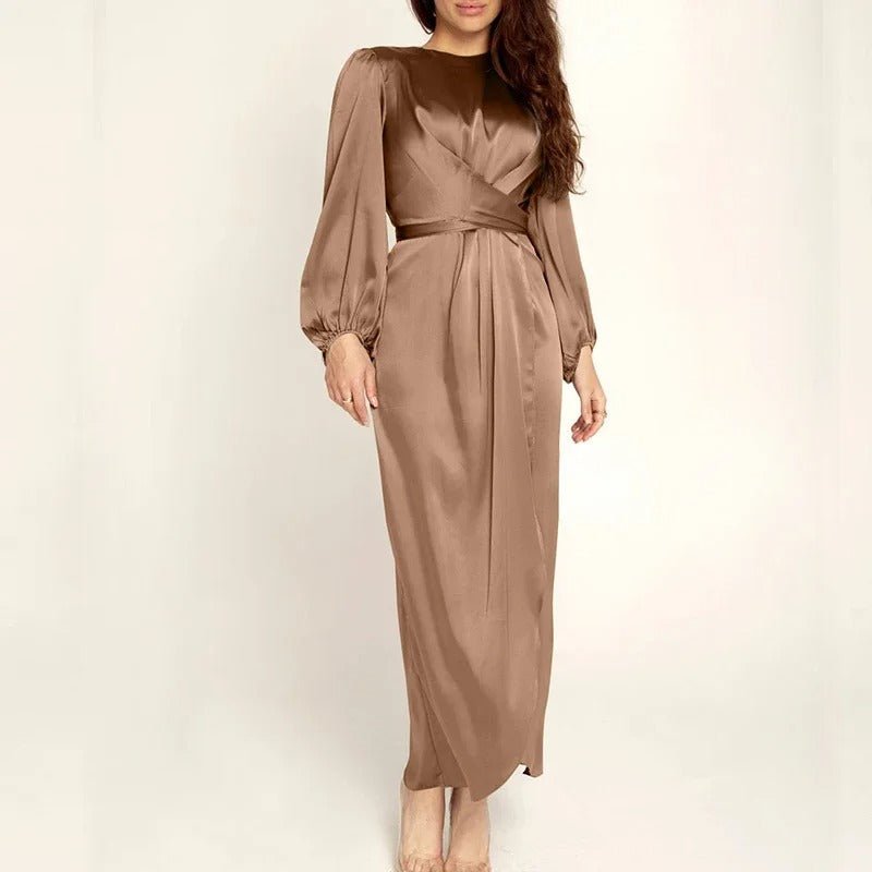 Satin Modest Dress | Modest Maxi Dresses
