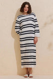 Summer Knitted Modest Maxi dress - HEATLNDN