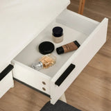 White Dressing Table with Mirror - HEATLNDN