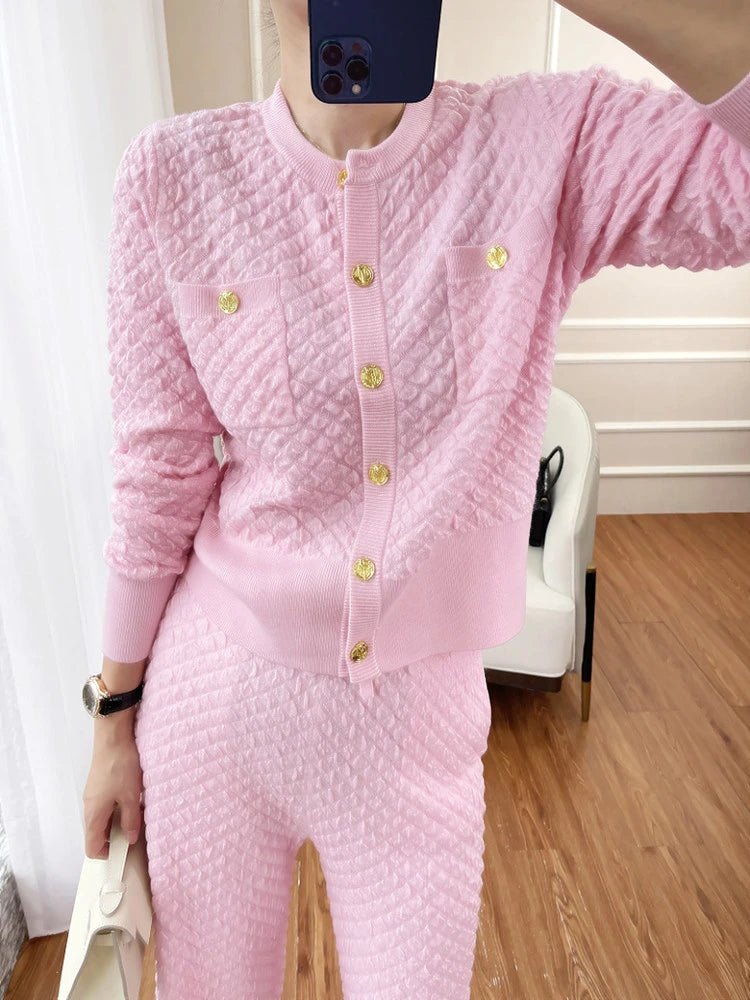 Knit Cardigan Co-Ord Set HEATLNDN