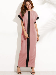 pink_jersey_maxi_dress_with_black_pannel_on_front_and_back
